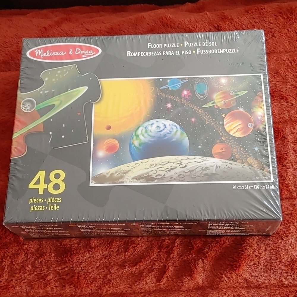 💚NEW SEALED MELISSA & DOUG Solar System Floor Puzzle